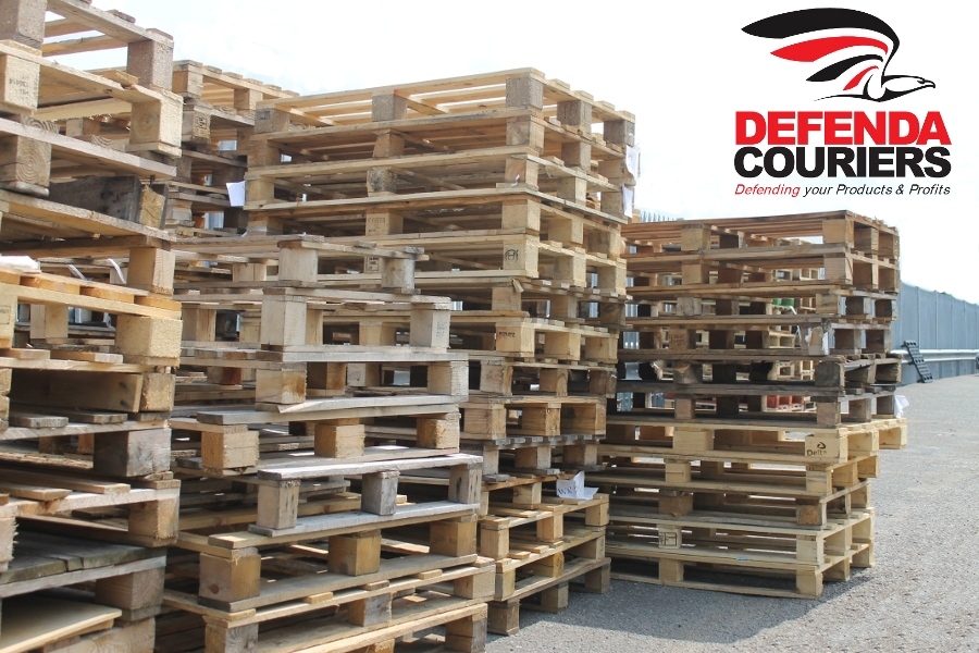 Used Wooden Pallets For Sale From Courier & Light Haulage Company In
