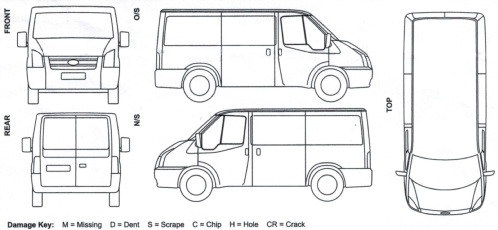 vehicle report diagram report out defenda couriers vehicle report diagram report out defenda couriers