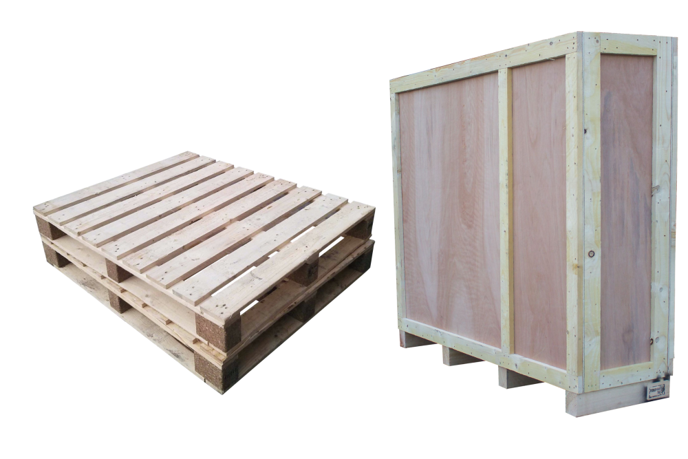 Heat Treated Wooden Pallets and Shipping Cases