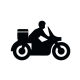 Motorcycle Courier Vehicle