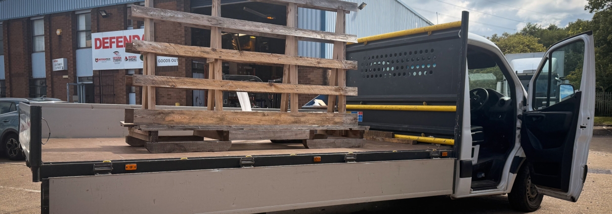 A Frame for transporting glass pains or slabs